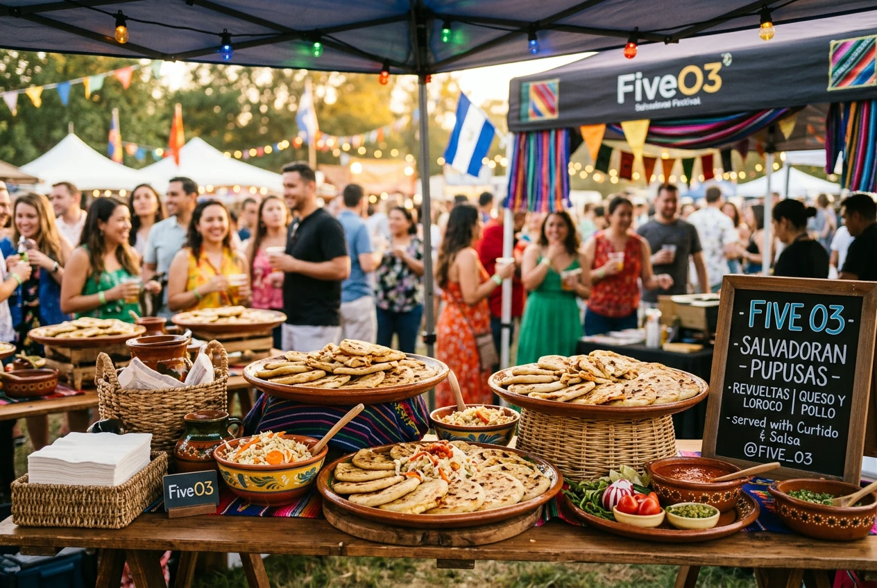 FiveO3 catering at an event
